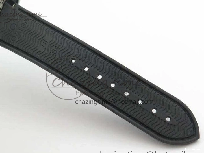 0119 Planet Ocean Pro Ceramic Bezel 45mm 1:1 OMF Best Edition On Rubber Strap A8500 (Black Balance Wheel) MoistureWicking 8136